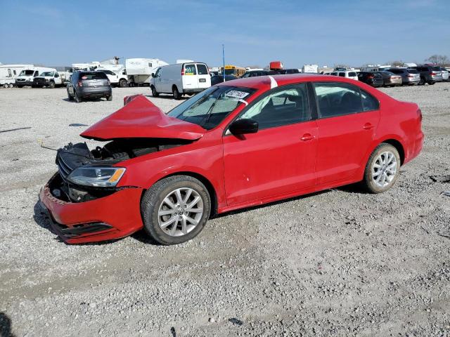 Vehiculos salvage en venta de Copart Wichita, KS: 2015 Volkswagen Jetta SE