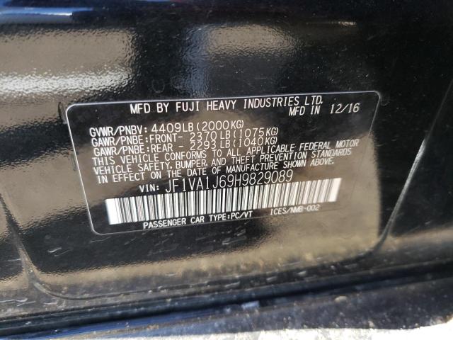 JF1VA1J69H9829089 Subaru Wrx Limited