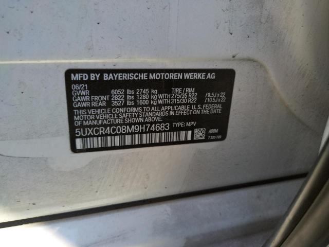 5UXCR4C08M9H74683 BMW X5 Sdrive 40i