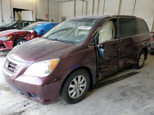 Salvage cars for sale from Copart Madisonville, TN: 2008 Honda Odyssey LX