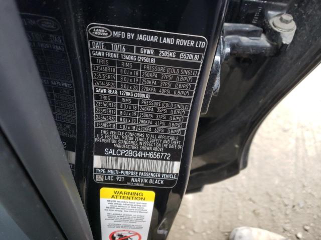 SALCP2BG4HH656772 Land Rover Discovery Sport Se