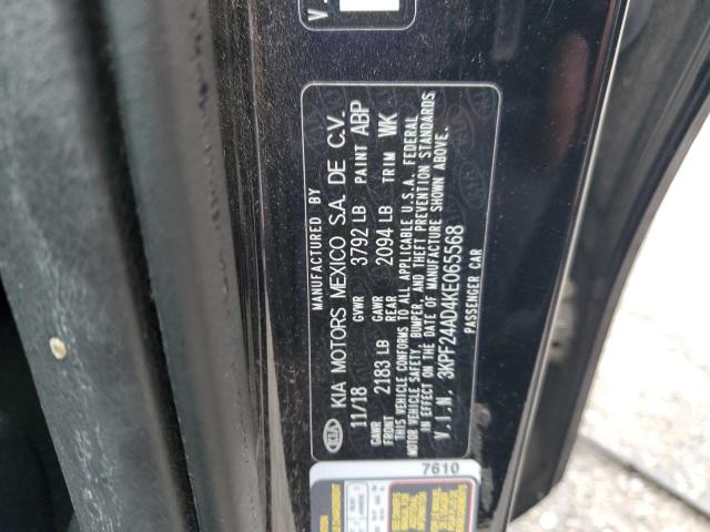 3KPF24AD4KE065568 KIA FORTE FE