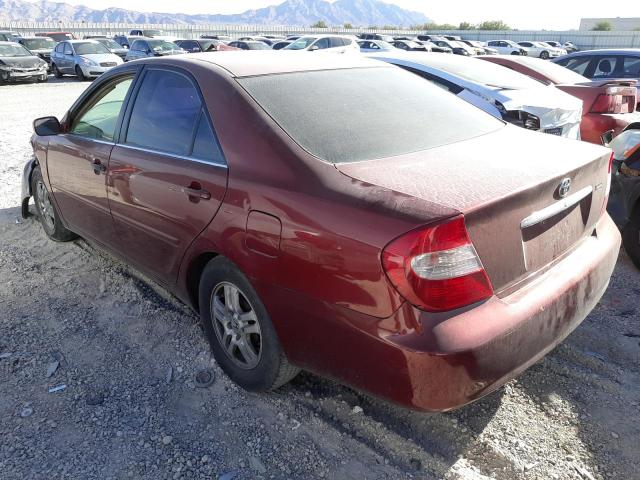 2002 TOYOTA CAMRY LE VIN: 4T1BE32K02U094821