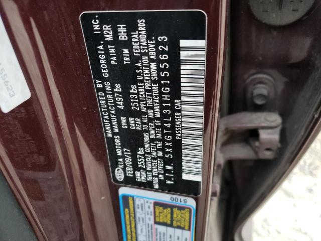 5XXGT4L31HG155623 KIA Optima Lx
