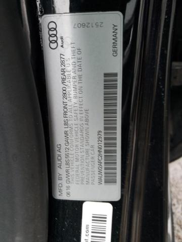 2017 AUDI A7 WAUW2AFC2HN012979
