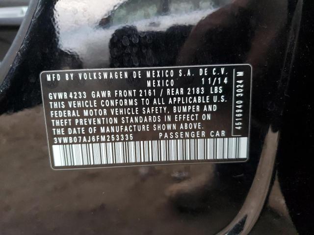 2015 VOLKSWAGEN JETTA SE - 3VWB07AJ6FM253335