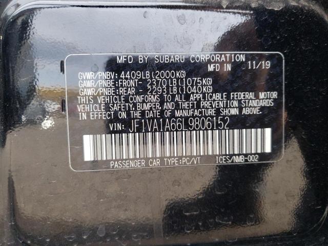 JF1VA1A66L9806152 Subaru WRX