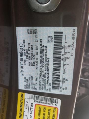 2022 FORD BRONCO 3FMCR9C65NRD29142