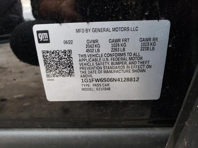 2022 CHEVROLET BOLT EV 1L 1G1FW6S06N4128812