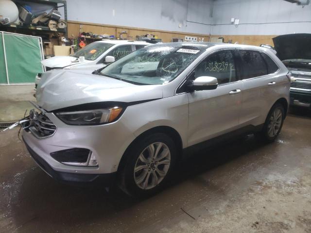 Salvage cars for sale from Copart Kincheloe, MI: 2019 Ford Edge Titanium