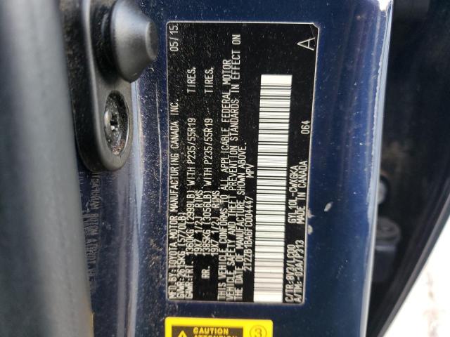 2015 LEXUS RX 450H 2T2ZB1BA6FC004447