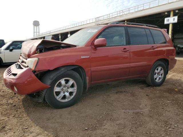 Vehiculos salvage en venta de Copart Phoenix, AZ: 2002 Toyota Highlander