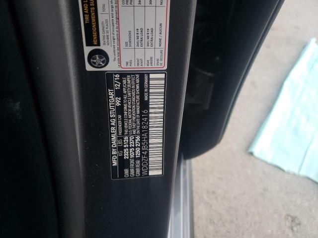 2017 MERCEDES-BENZ E 300 - WDDZF4JB5HA182416