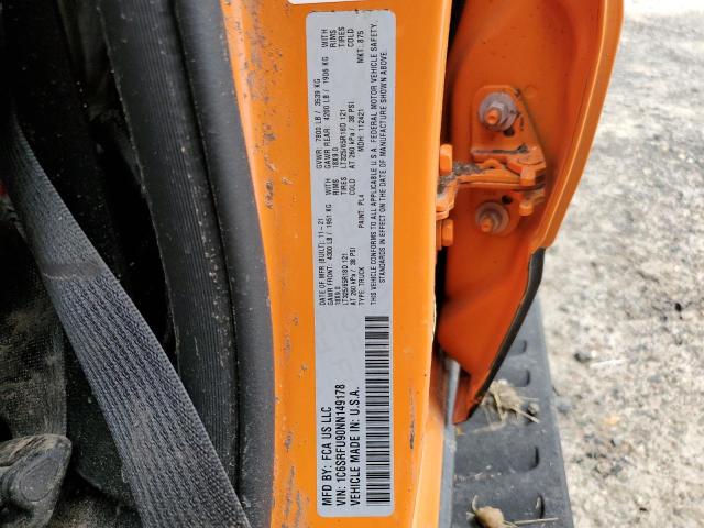 2022 RAM 1500 TRX 1C6SRFU90NN149178