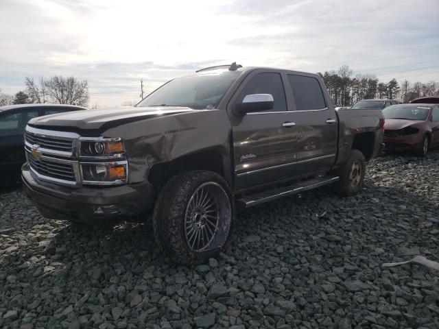 Salvage cars for sale from Copart Mebane, NC: 2015 Chevrolet Silverado K1500 High Country