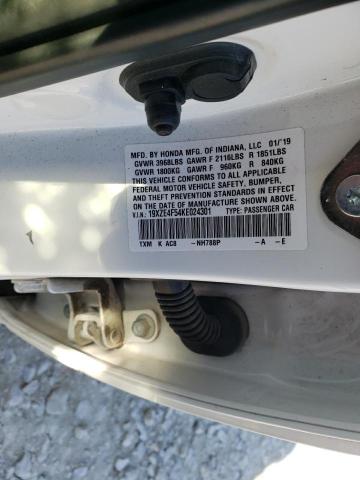2019 HONDA INSIGHT EX - 19XZE4F54KE024301