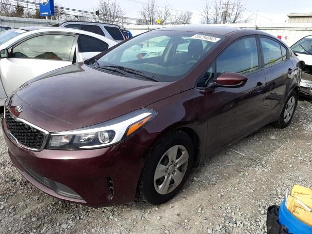 Salvage cars for sale from Copart Walton, KY: 2017 KIA Forte LX