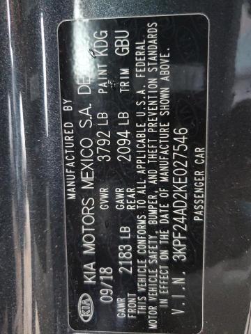 2019 KIA FORTE - 3KPF24AD2KE027546