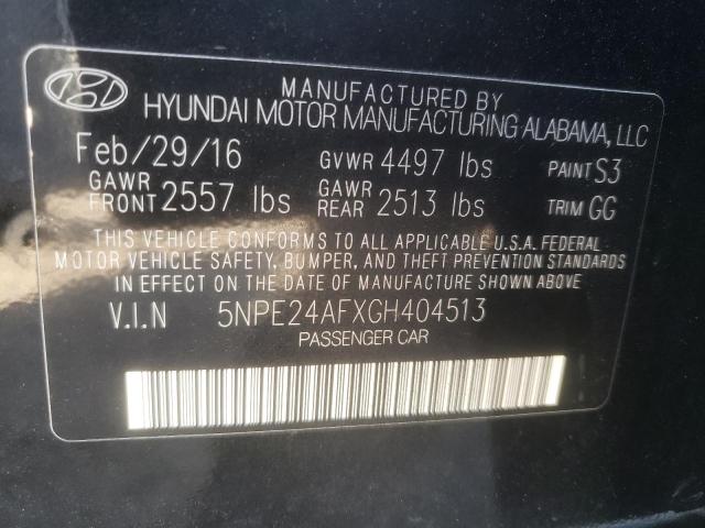 2016 Hyundai Sonata Se VIN: 5NPE24AFXGH404513 Lot: 69984052