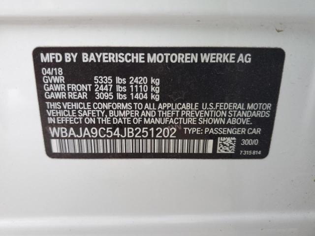 2018 BMW 530E - WBAJA9C54JB251202