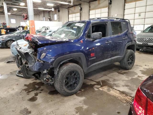 Salvage cars for sale from Copart Blaine, MN: 2018 Jeep Renegade S