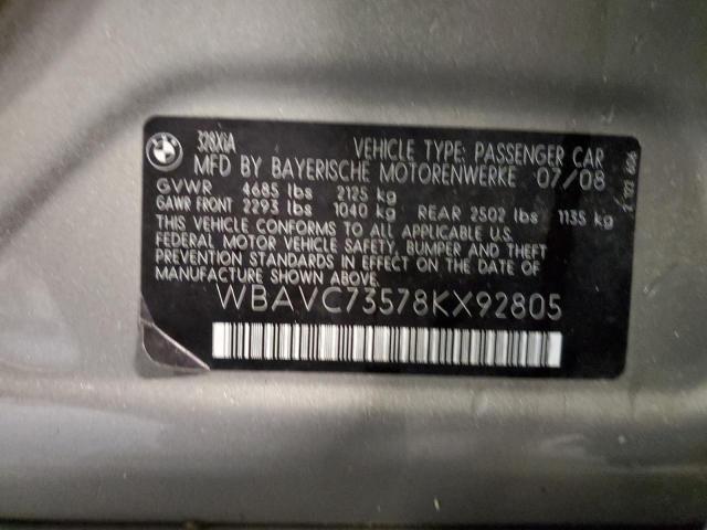 WBAVC73578KX92805 BMW 328 Xi Sulev