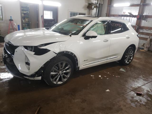 Buick Envision salvage cars for sale: 2021 Buick Envision A