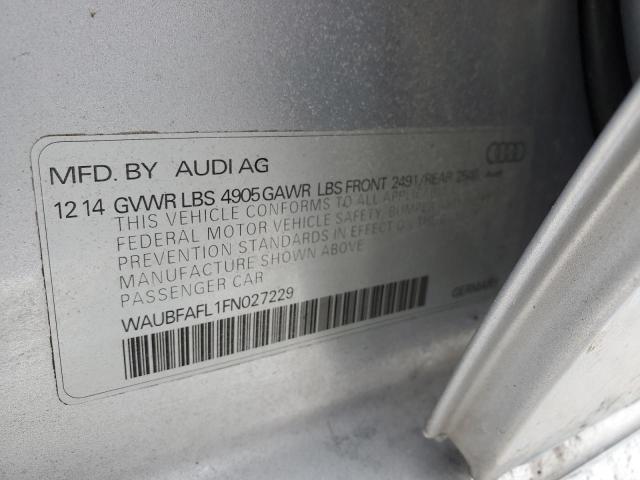 2015 AUDI A4 PREMIUM - WAUBFAFL1FN027229