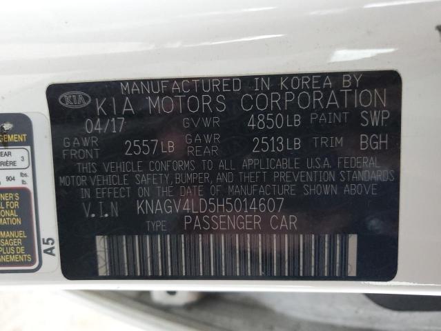 2017 KIA OPTIMA PLU KNAGV4LD5H5014607