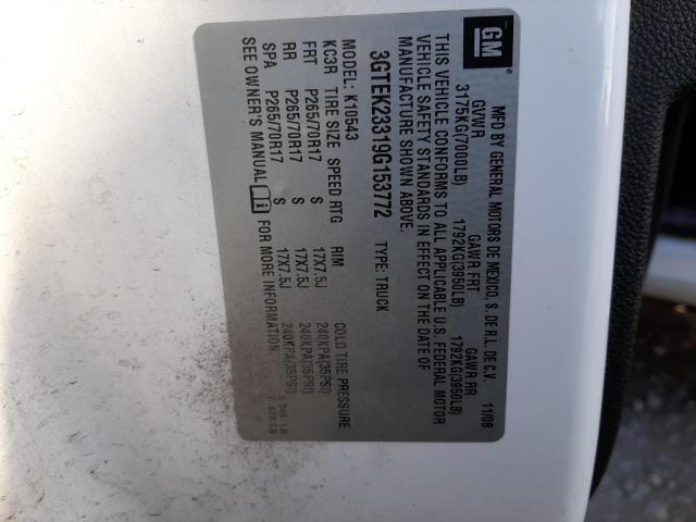 3GTEK23319G153772 GMC Sierra K1500 Sle