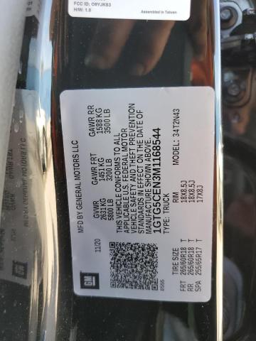 2021 GMC CANYON ELE 1GTG5CEN3M1168544