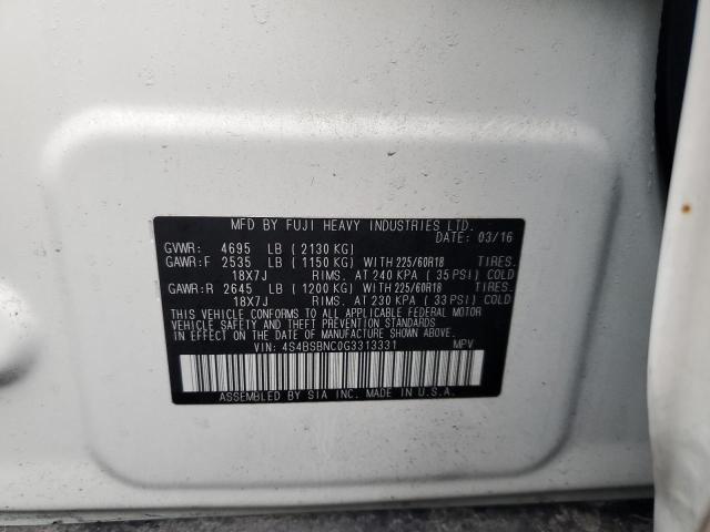 4S4BSBNC0G3313331 Subaru Outback 2.5i Limited