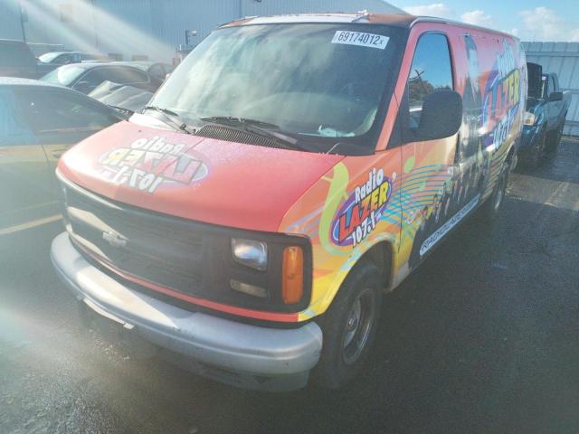 Salvage cars for sale from Copart Vallejo, CA: 2002 Chevrolet Express G1