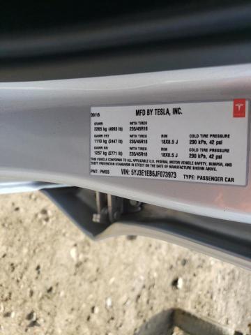 5YJ3E1EB6JF073973 Tesla MODEL 3