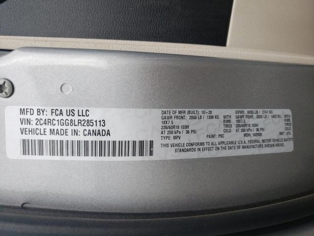 2020 CHRYSLER PACIFICA L - 2C4RC1GG8LR285113
