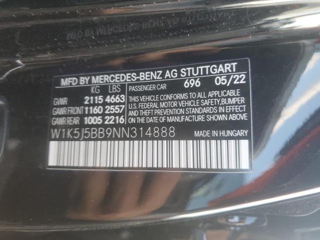 2022 MERCEDES-BENZ CLA AMG 35 W1K5J5BB9NN314888