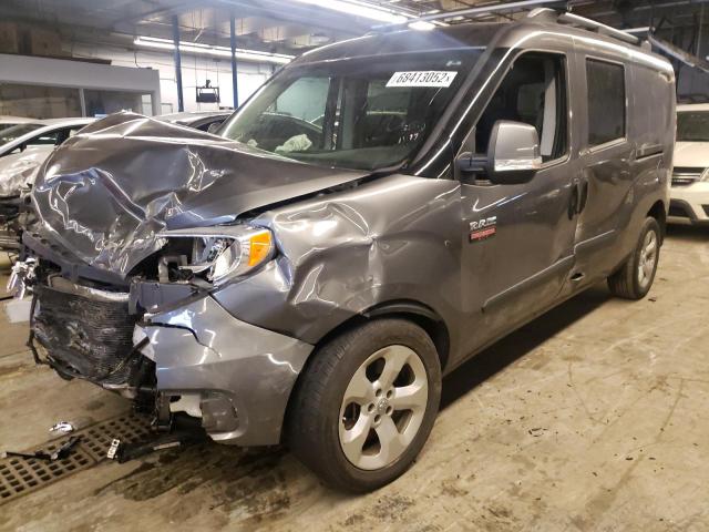 Salvage cars for sale at Wheeling, IL auction: 2015 Dodge RAM Promaster City SLT