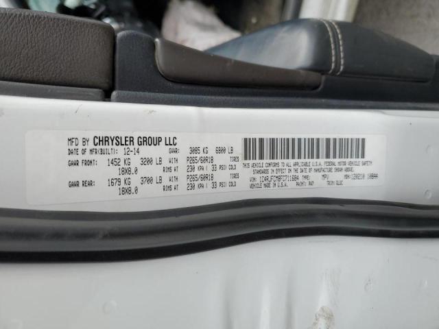 1C4RJFCM8FC711684 Jeep Grand Cherokee Overland