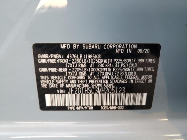JF2GTHSC3MH205123 Subaru Crosstrek Sport