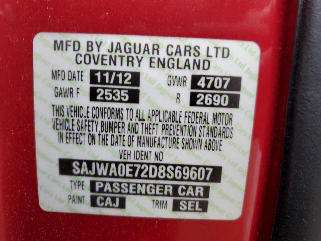 SAJWA0E72D8S69607 Jaguar XF