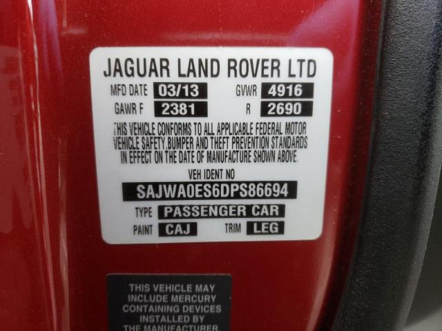 SAJWA0ES6DPS86694 Jaguar XF