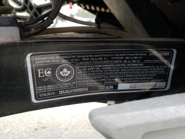 2009 CAN-AM SPYDER ROA - 2BXJALA149V000345