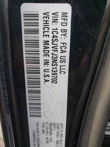 2022 JEEP GRAND WAGO 1C4SJVFJ3NS139702