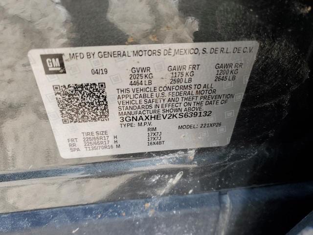 2019 CHEVROLET EQUINOX LS - 3GNAXHEV2KS639132