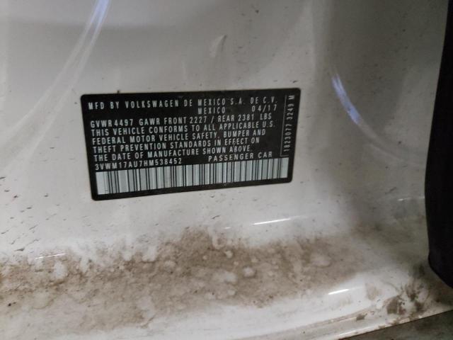 2017 VOLKSWAGEN GOLF ALLTR - 3VWM17AU7HM538452