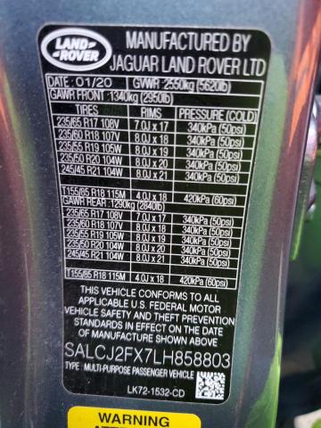 SALCJ2FX7LH858803 Land Rover Discovery