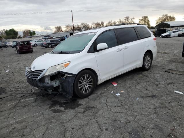 Salvage cars for sale from Copart Colton, CA: 2013 Toyota Sienna XLE
