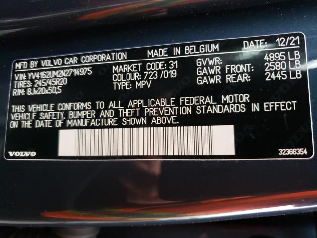YV4162UM2N2714975 Volvo XC40
