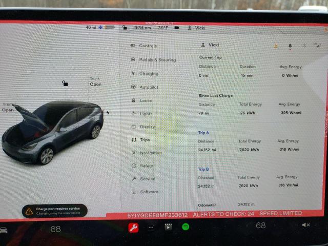 5YJYGDEE8MF233612 Tesla Model Y  9