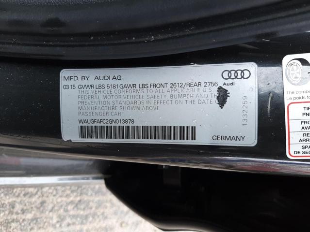 WAUGFAFC2GN013878 Audi A6 Premium Plus